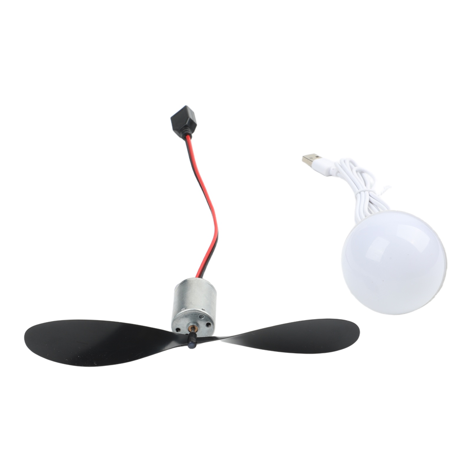 Renewable Energy Project - Windturbine-motorblad met USB-lamp DIY-set voor educatieve