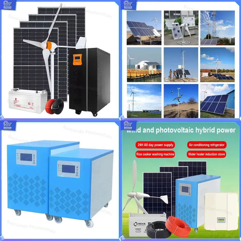 Renewable Energy Wind Solar - 3KW 5KW 8KW Hybride Wind-zonne-energiesysteem MPPT-controller