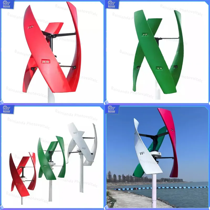Renewable Energy Wind Solar - 300W 800W 1000W Kleine Windturbine Generator