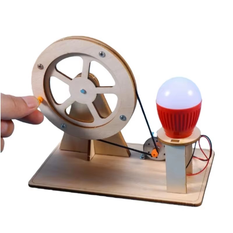 Renewable Energy Project - DIY Handcrankgenerator Science Kit STEAM Houten