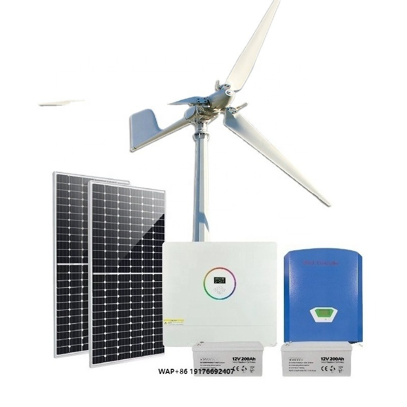 Renewable Energy Wind Solar - 50kW 100kW 500kW Complete hybride zonne-windturbine