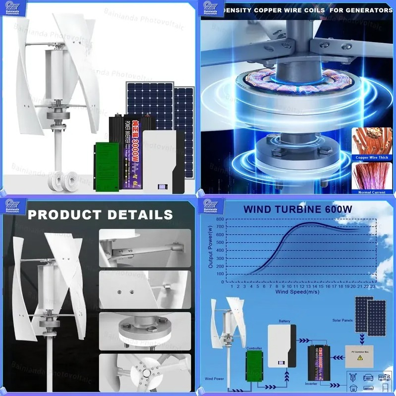 Verticale windturbinegenerator - Renewable Energy Wind Solar recensie en prijs
